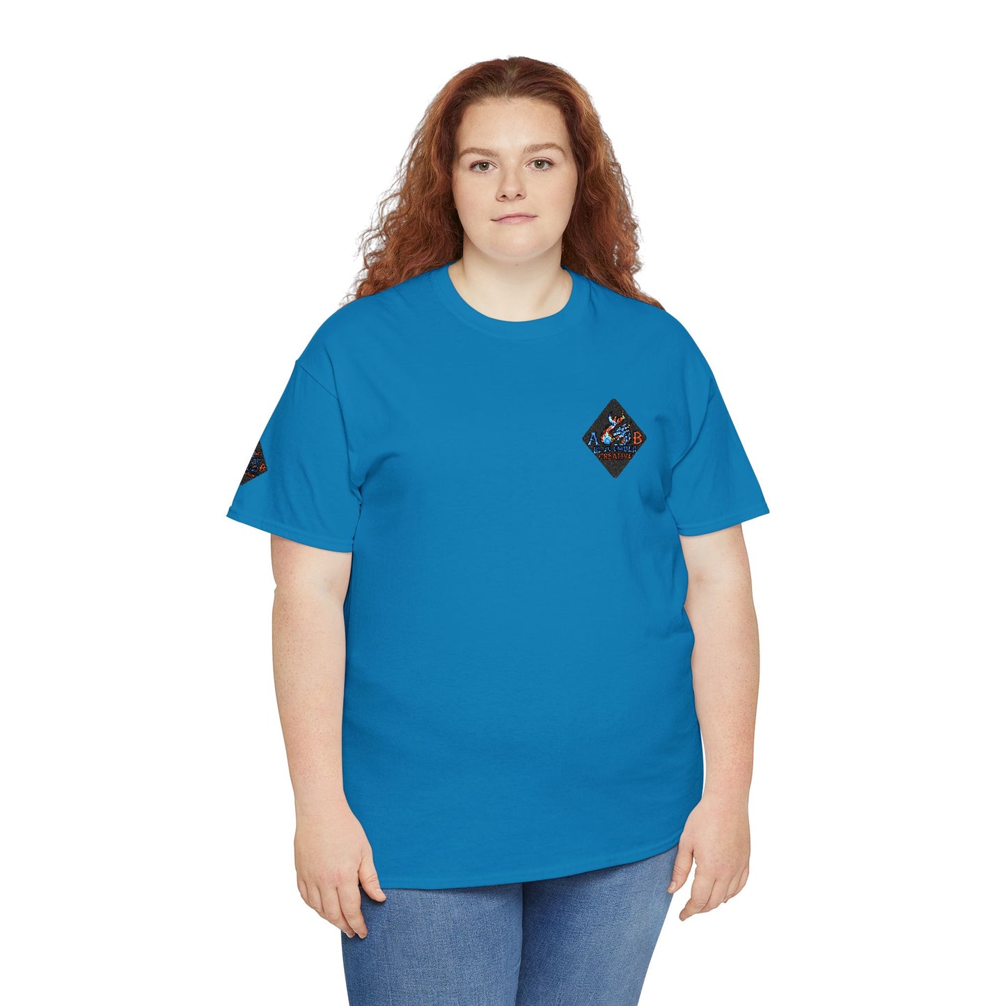 A Blue Ember Diamond Chest Tee