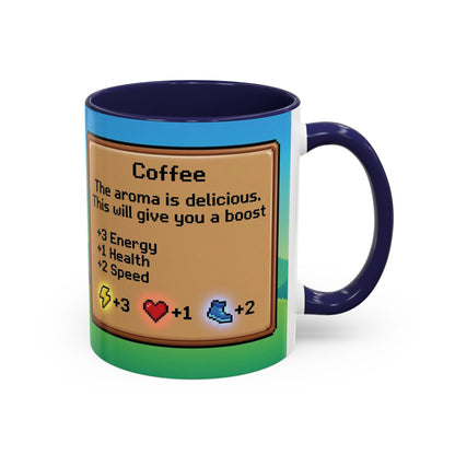Stardew Valley Inspired Mug – Cozy Gamer Coffee Cup – Farming Game Gift – Pixel Art Aesthetic Mug