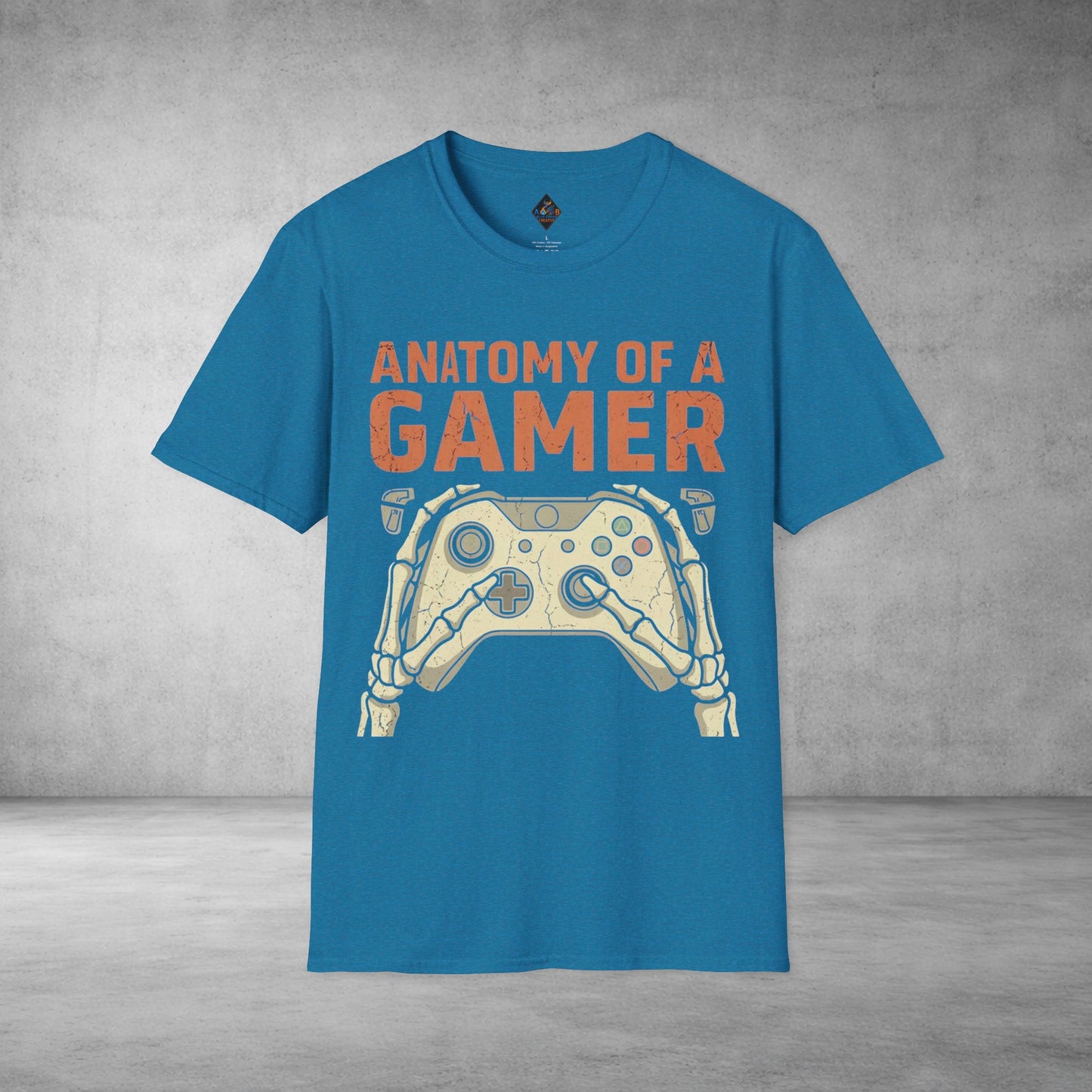 Anatomy of a Gamer T-Shirt – Retro Controller Graphic Tee for Gamers