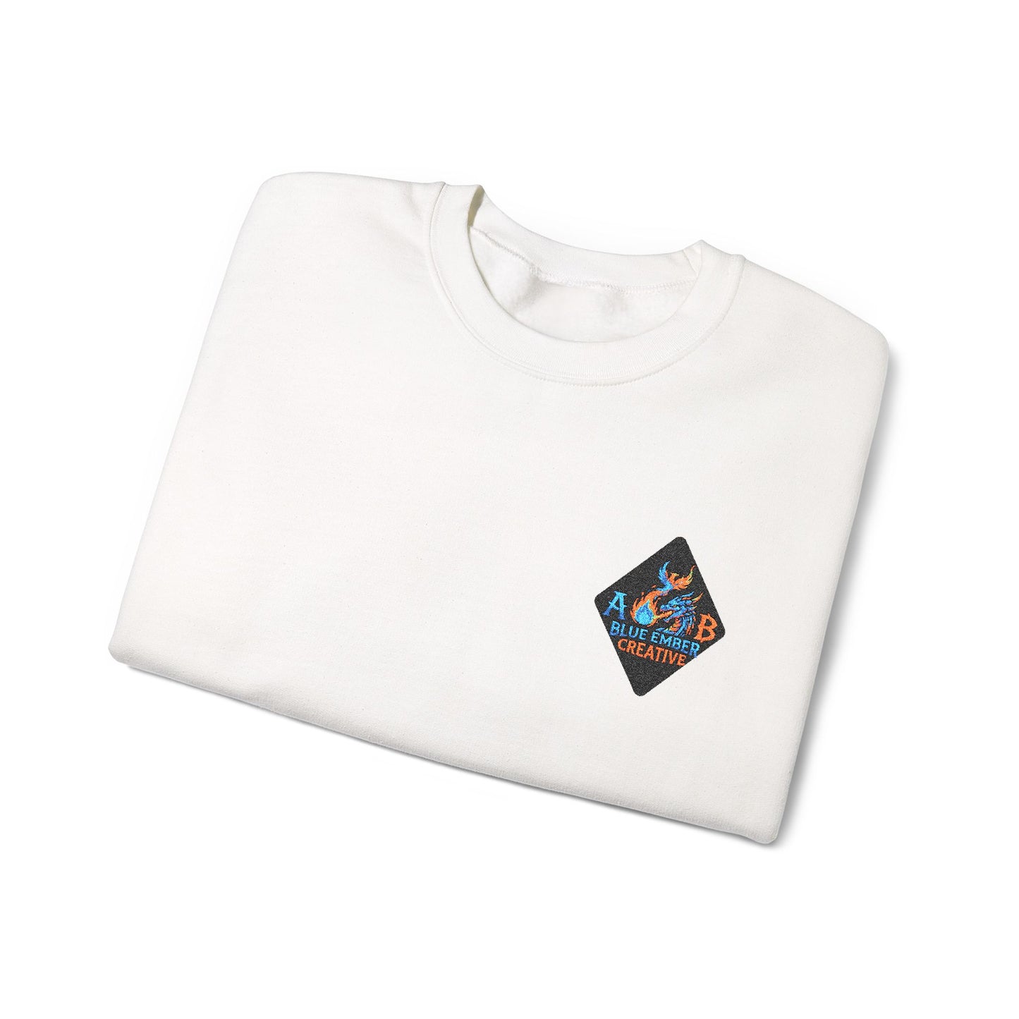 A Blue Ember Patch Crewneck Sweatshirt
