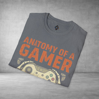 Anatomy of a Gamer T-Shirt – Retro Controller Graphic Tee for Gamers