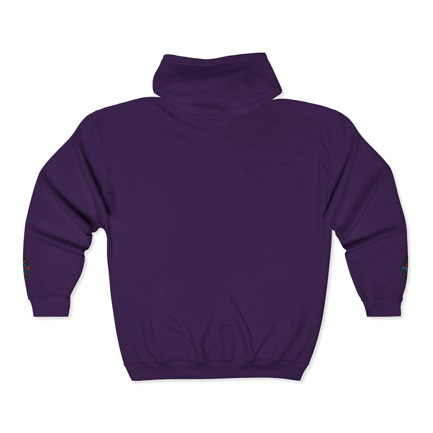 A Blue Ember Creative Diamond Zip Hoodie – Small Card Graphic