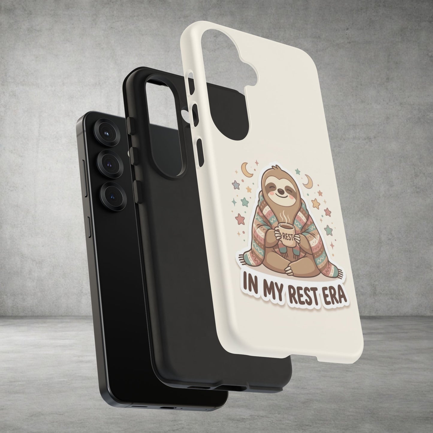 Phone Case — "In My Rest Era" Sloth Cozy Cute Protective Case