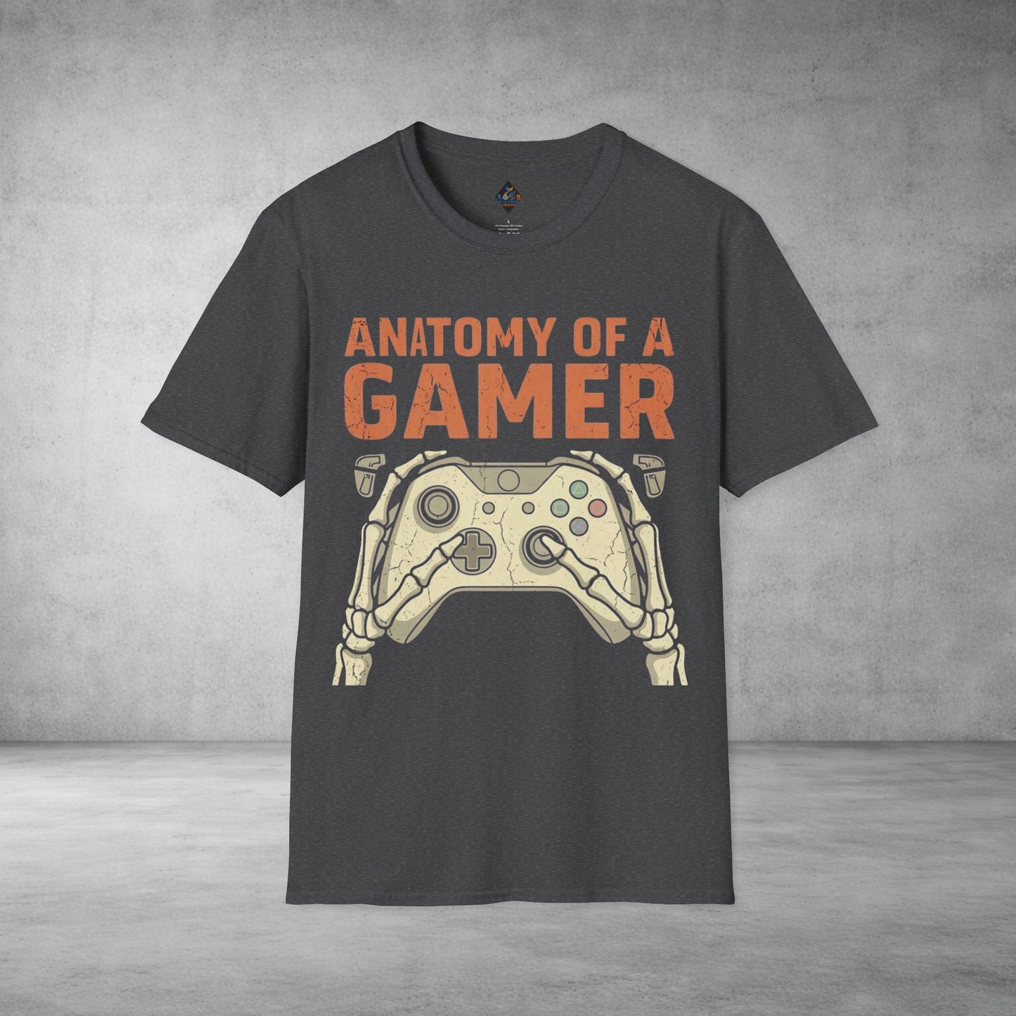 Anatomy of a Gamer T-Shirt – Retro Controller Graphic Tee for Gamers