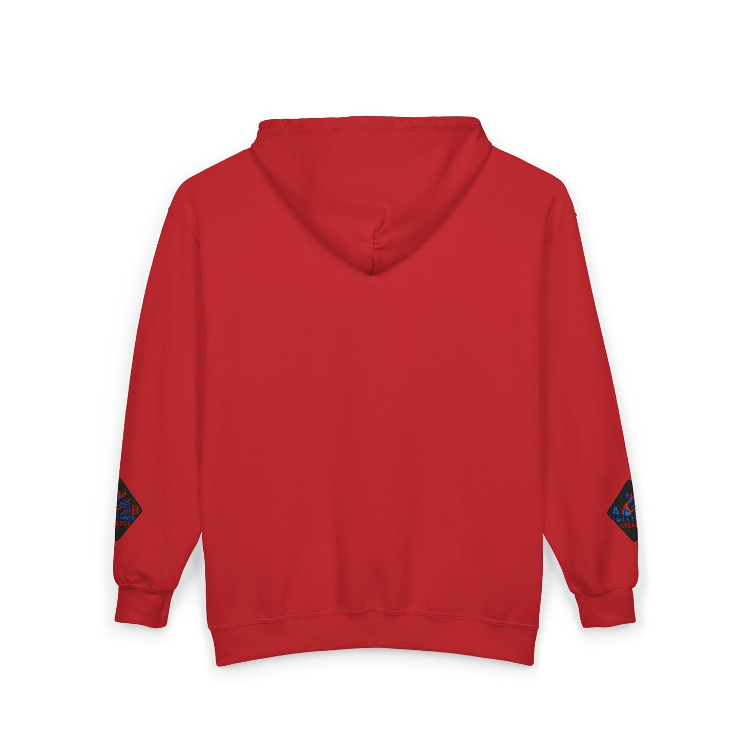 A Blue Ember Creative Diamond Zip Hoodie – Small Card Graphic