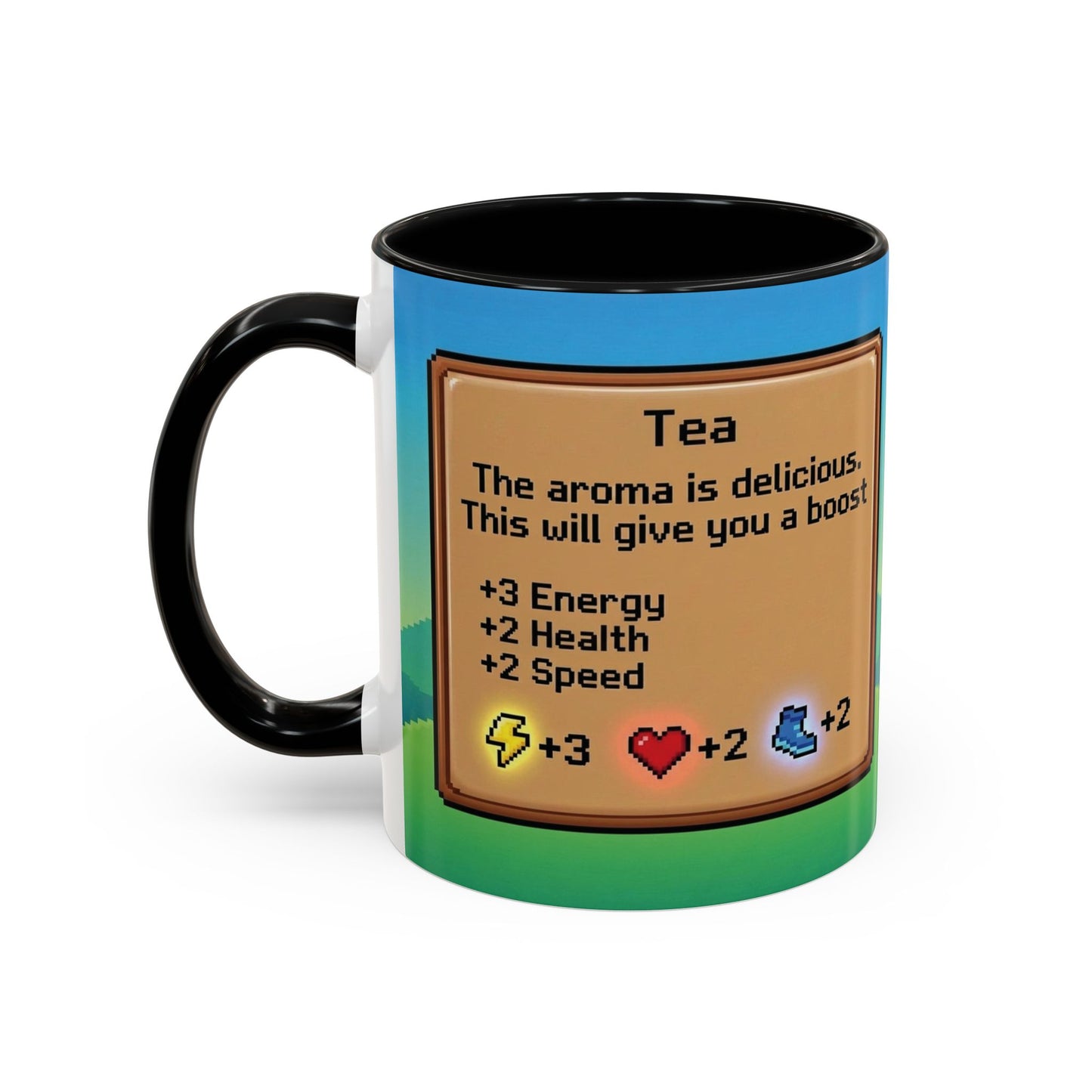 Stardew Valley Inspired Mug – Cozy Gamer Tea Cup – Farming Game Gift – Pixel Art Aesthetic Mug