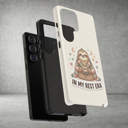 Phone Case — "In My Rest Era" Sloth Cozy Cute Protective Case