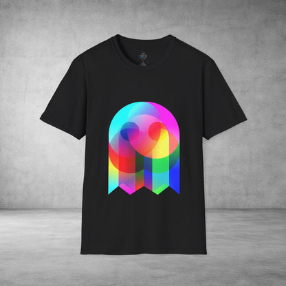 Color Prism Heart T-Shirt — Vibrant Abstract Rainbow Graphic Tee