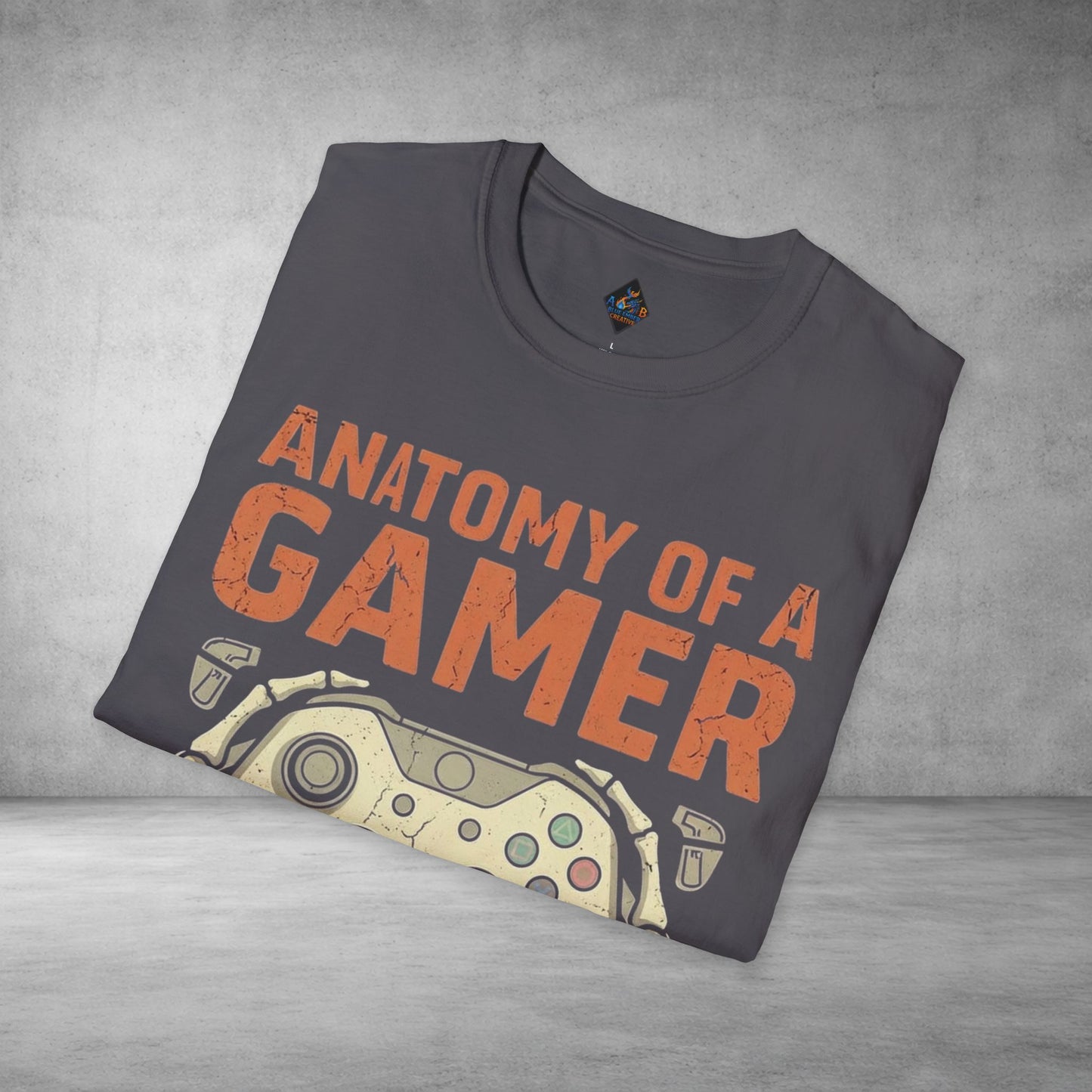Anatomy of a Gamer T-Shirt – Retro Controller Graphic Tee for Gamers