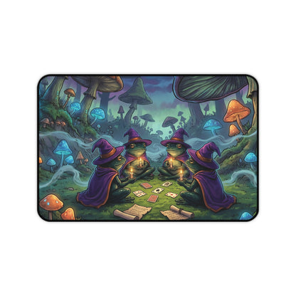 Mystic Mushroom Witches Desk Mat — Fantasy Gaming Mousepad