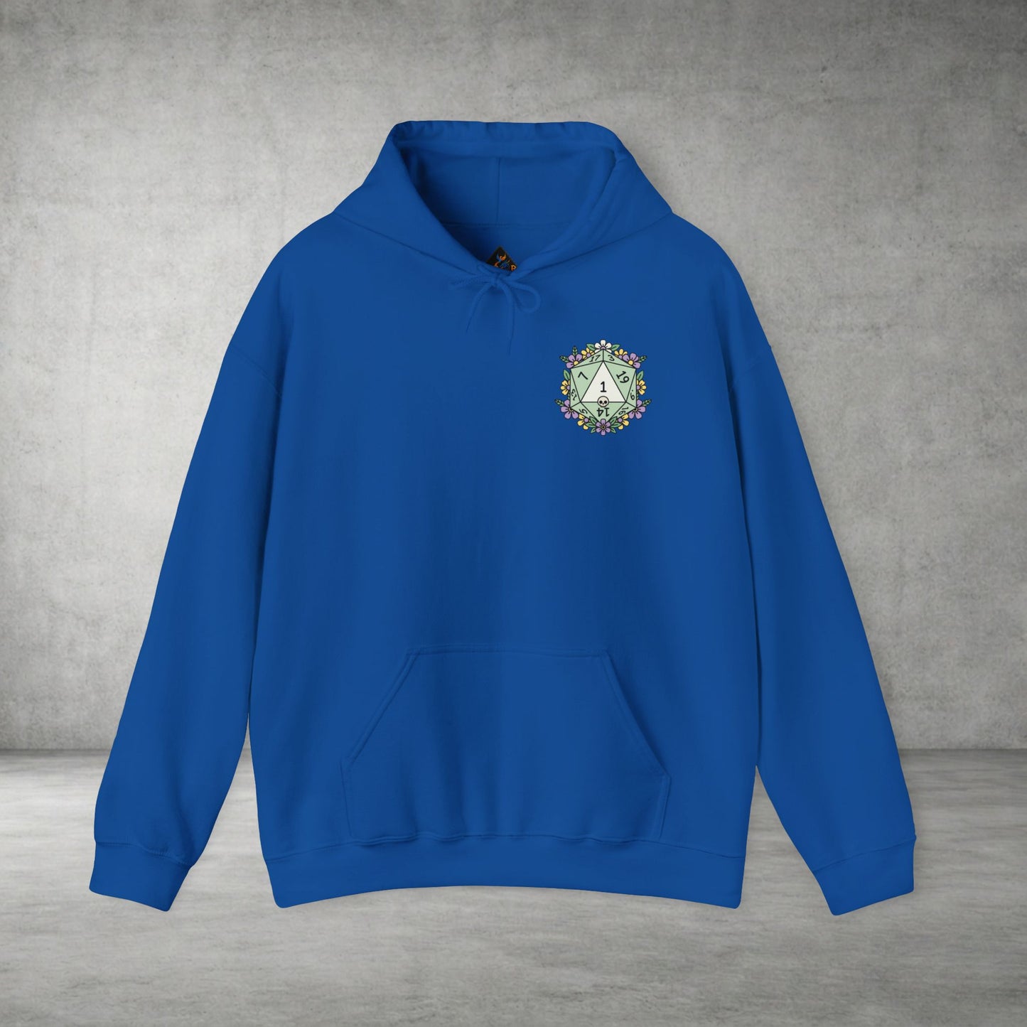 Floral Monogram 'A' Crest Hoodie - Botanical Initial Sweatshirt
