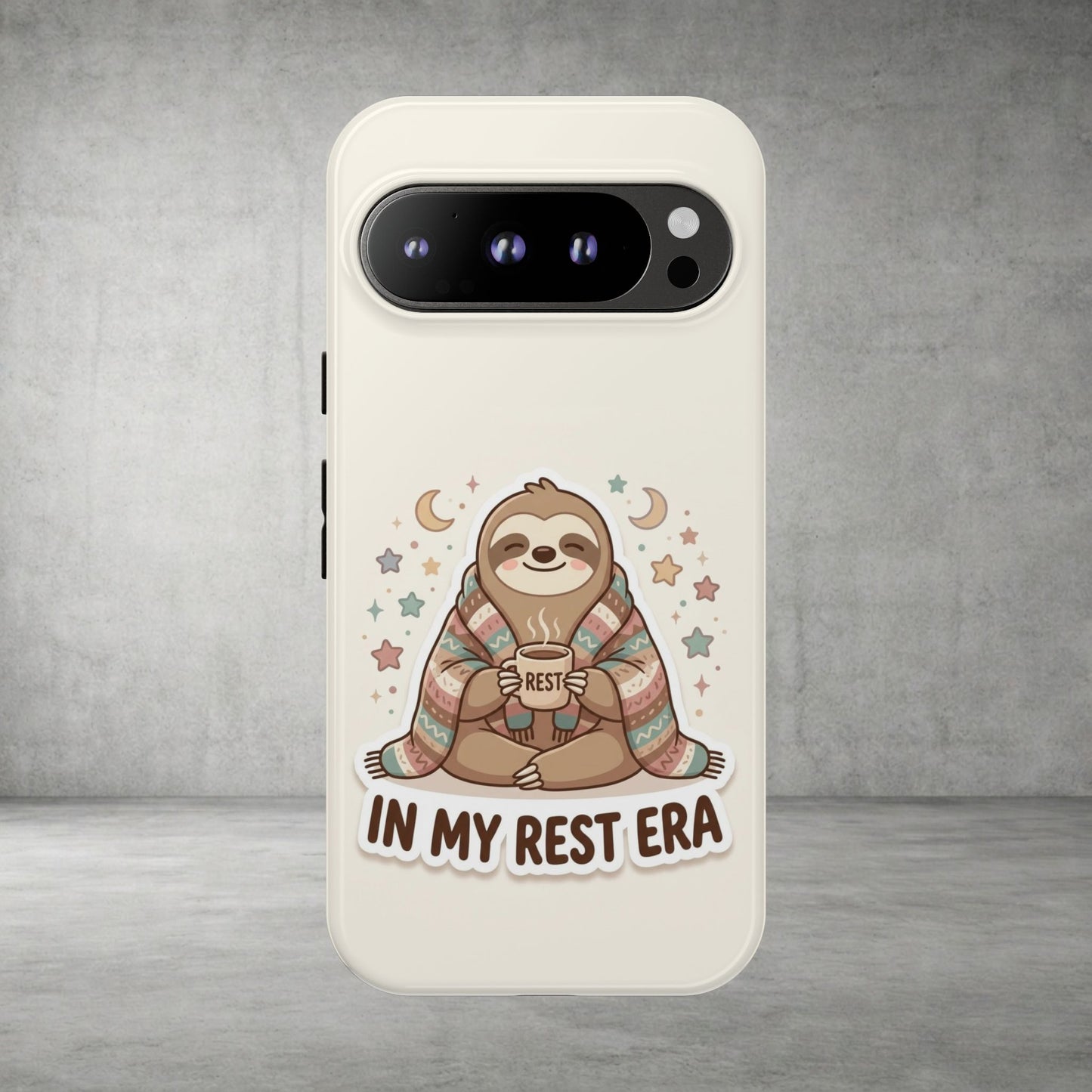 Phone Case — "In My Rest Era" Sloth Cozy Cute Protective Case
