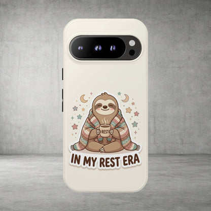 Phone Case — "In My Rest Era" Sloth Cozy Cute Protective Case