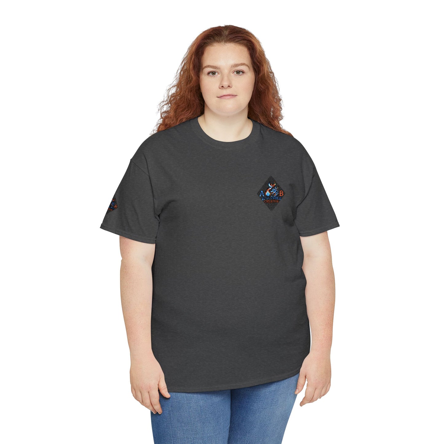 A Blue Ember Diamond Chest Tee