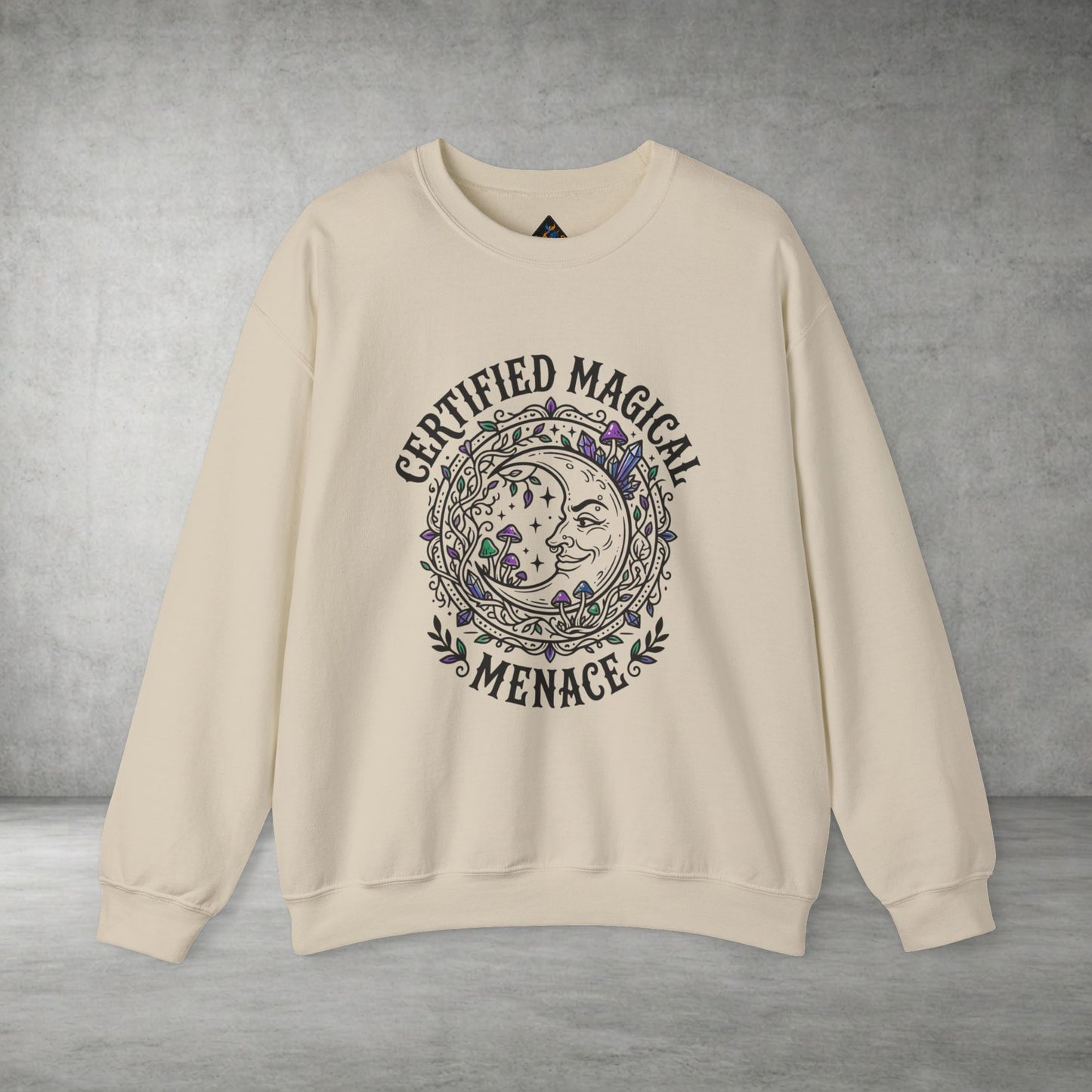 Certified Magical Menace Sweatshirt | witchy, goblincore, celestial vibes