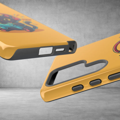 Cute Gamer Cat Phone Case - 'Pew Pew' Controller Design