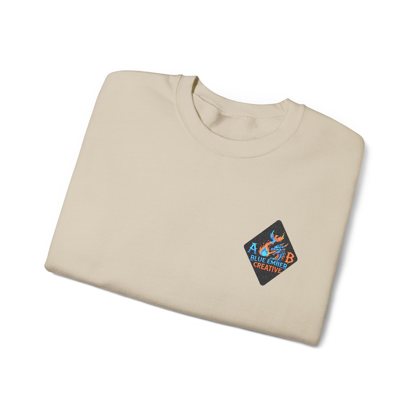 A Blue Ember Patch Crewneck Sweatshirt