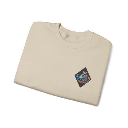 A Blue Ember Patch Crewneck Sweatshirt