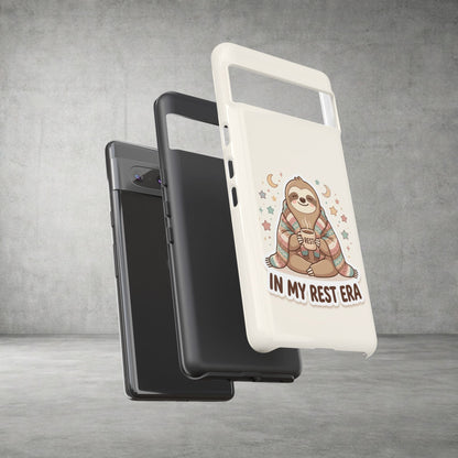 Phone Case — "In My Rest Era" Sloth Cozy Cute Protective Case