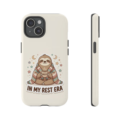 Phone Case — "In My Rest Era" Sloth Cozy Cute Protective Case