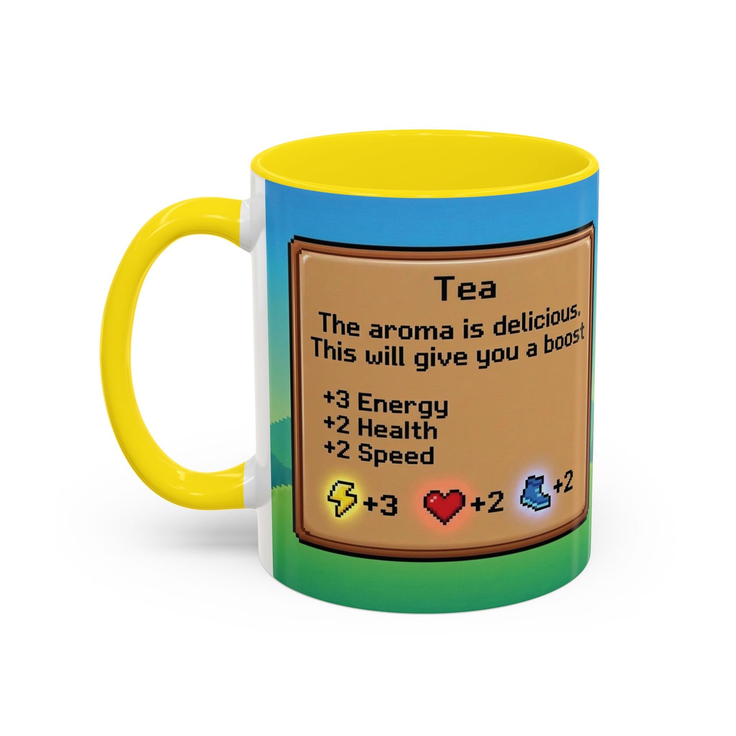 Stardew Valley Inspired Mug – Cozy Gamer Tea Cup – Farming Game Gift – Pixel Art Aesthetic Mug