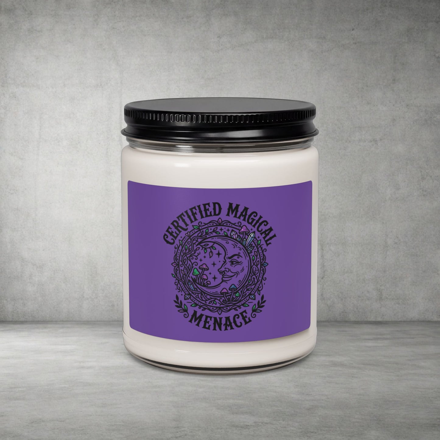 Certified Magical Menace Candle | Witchy, goblincore, celestial soy candle