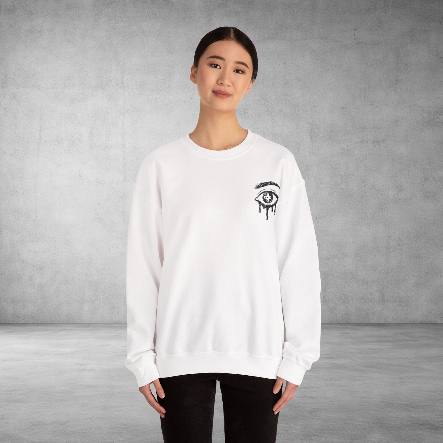 Dripping Eye Crewneck Sweatshirt