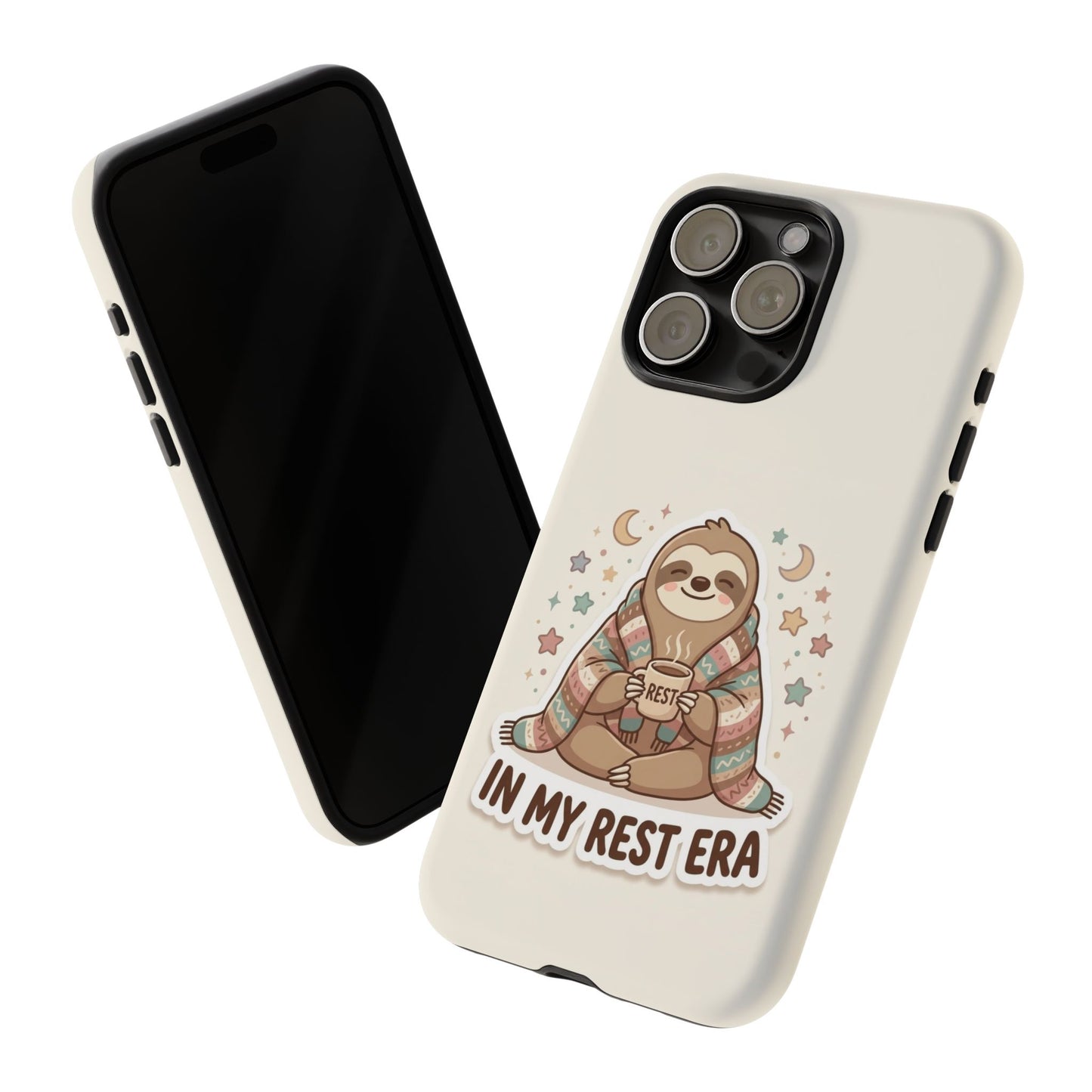 Phone Case — "In My Rest Era" Sloth Cozy Cute Protective Case