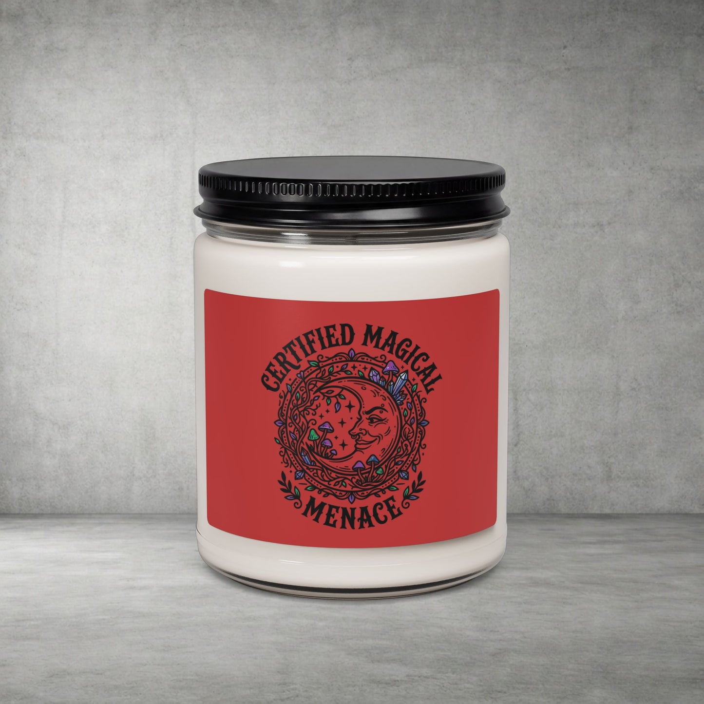 Certified Magical Menace Candle | Witchy, goblincore, celestial soy candle