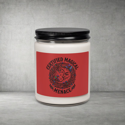 Certified Magical Menace Candle | Witchy, goblincore, celestial soy candle