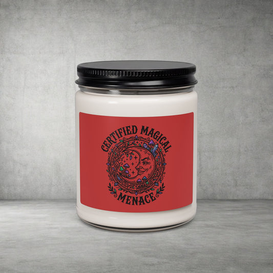 Certified Magical Menace Candle | Witchy, goblincore, celestial soy candle