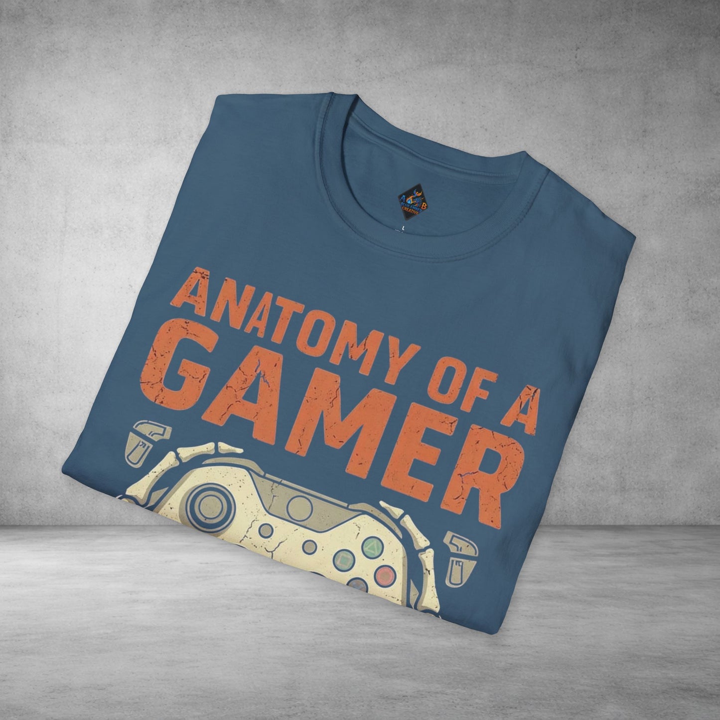 Anatomy of a Gamer T-Shirt – Retro Controller Graphic Tee for Gamers