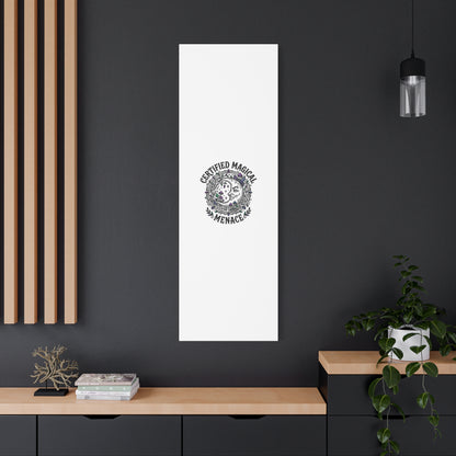 Certified Magical Menace Canvas | witchy goblincore celestial art