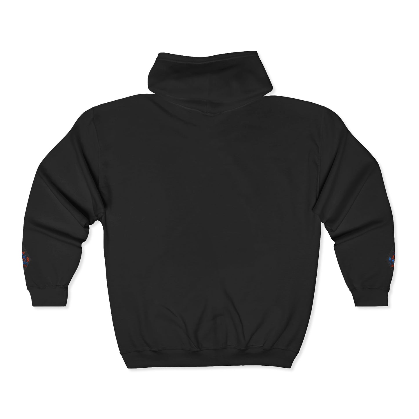 A Blue Ember Creative Diamond Zip Hoodie – Small Card Graphic