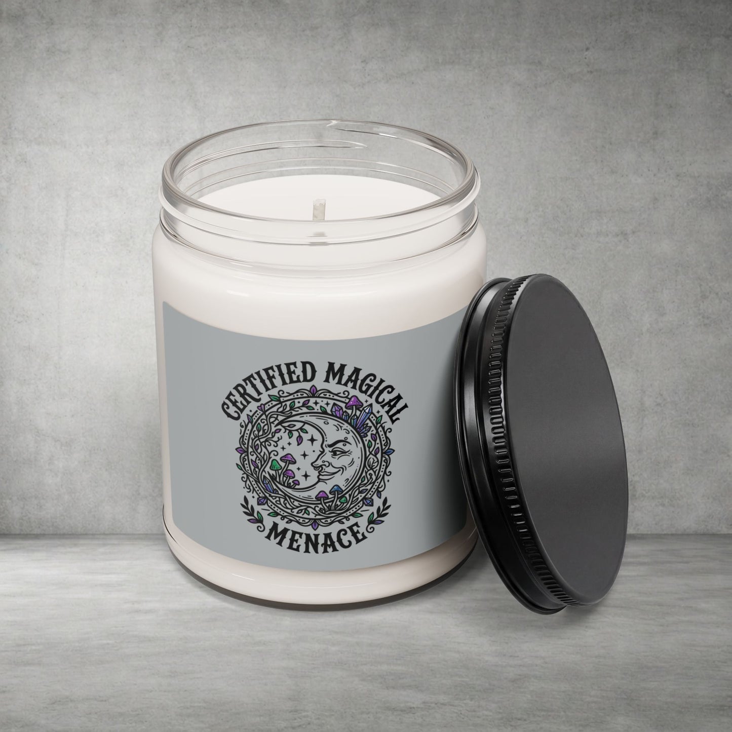 Certified Magical Menace Candle | Witchy, goblincore, celestial soy candle