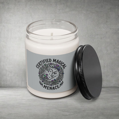 Certified Magical Menace Candle | Witchy, goblincore, celestial soy candle
