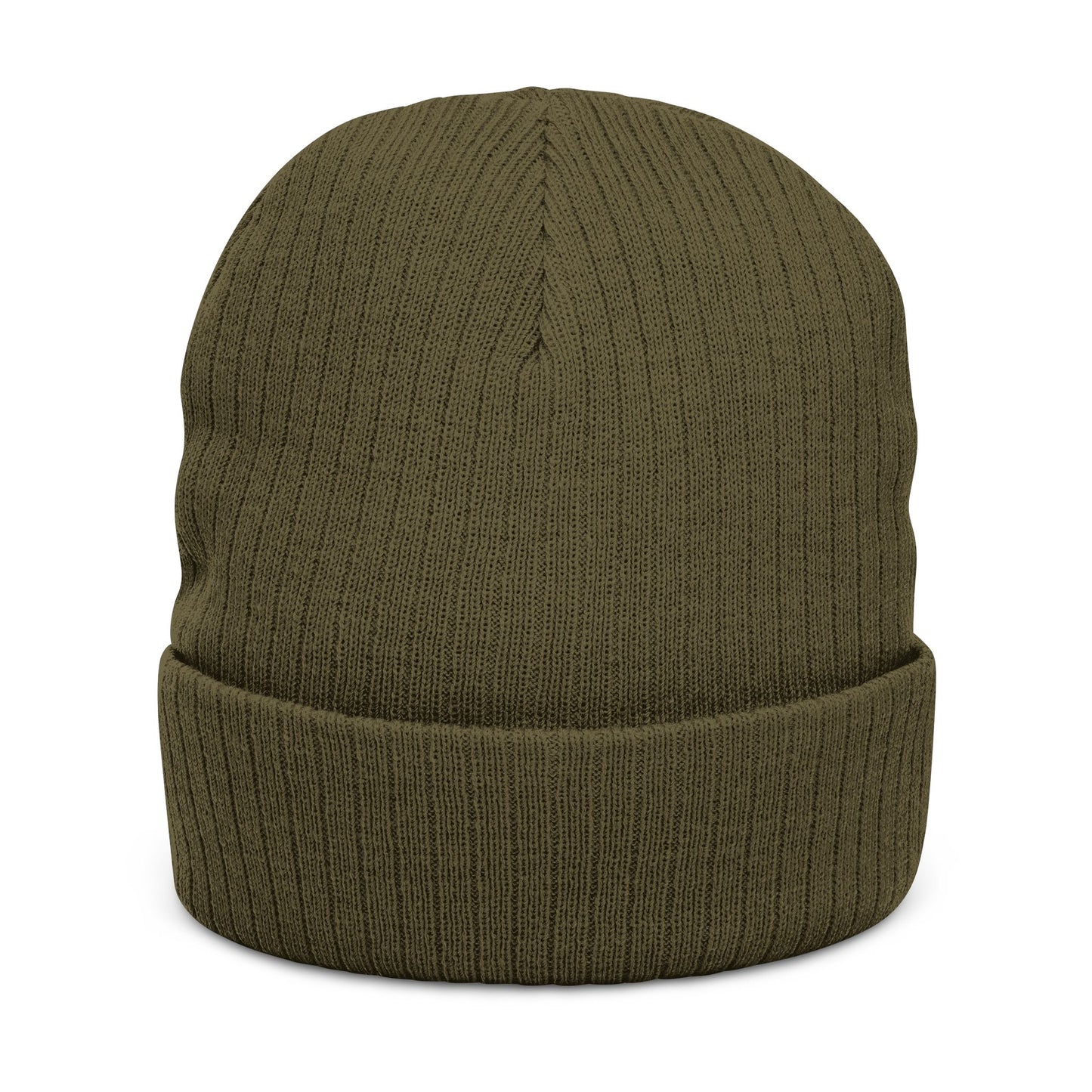 A Blue Ember Skull Ribbed Beanie — Cozy Winter Hat for Bikers & Streetwear