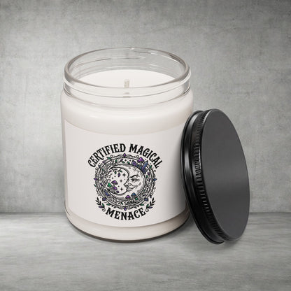 Certified Magical Menace Candle | Witchy, goblincore, celestial soy candle