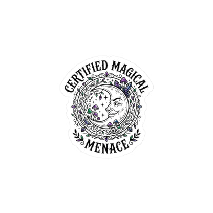 Certified Magical Menace Sticker | witchy, goblincore, celestial aesthetic