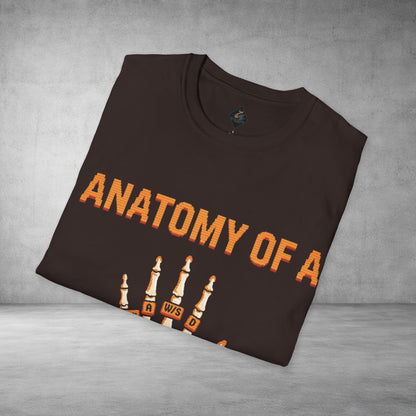 Anatomy of a Gamer T-Shirt — Skeleton Hand Gamer Tee