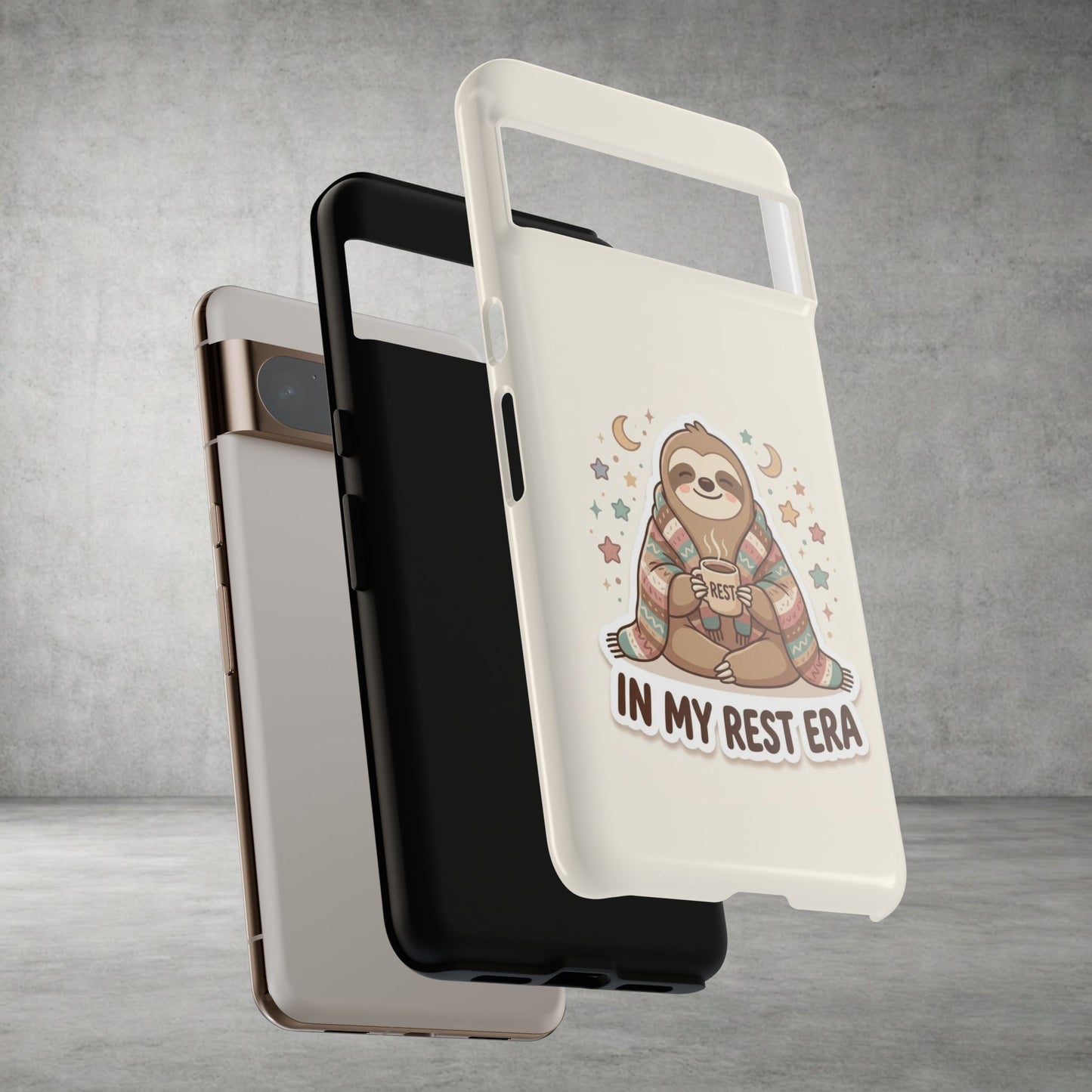 Phone Case — "In My Rest Era" Sloth Cozy Cute Protective Case