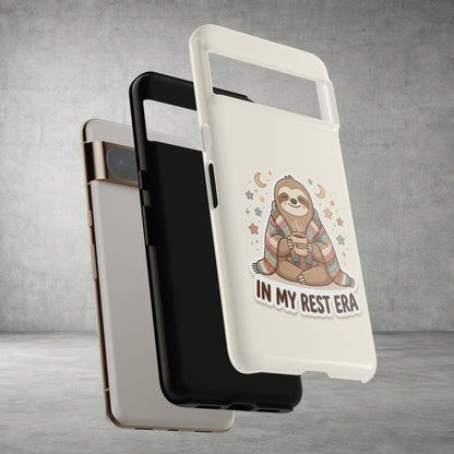 Phone Case — "In My Rest Era" Sloth Cozy Cute Protective Case