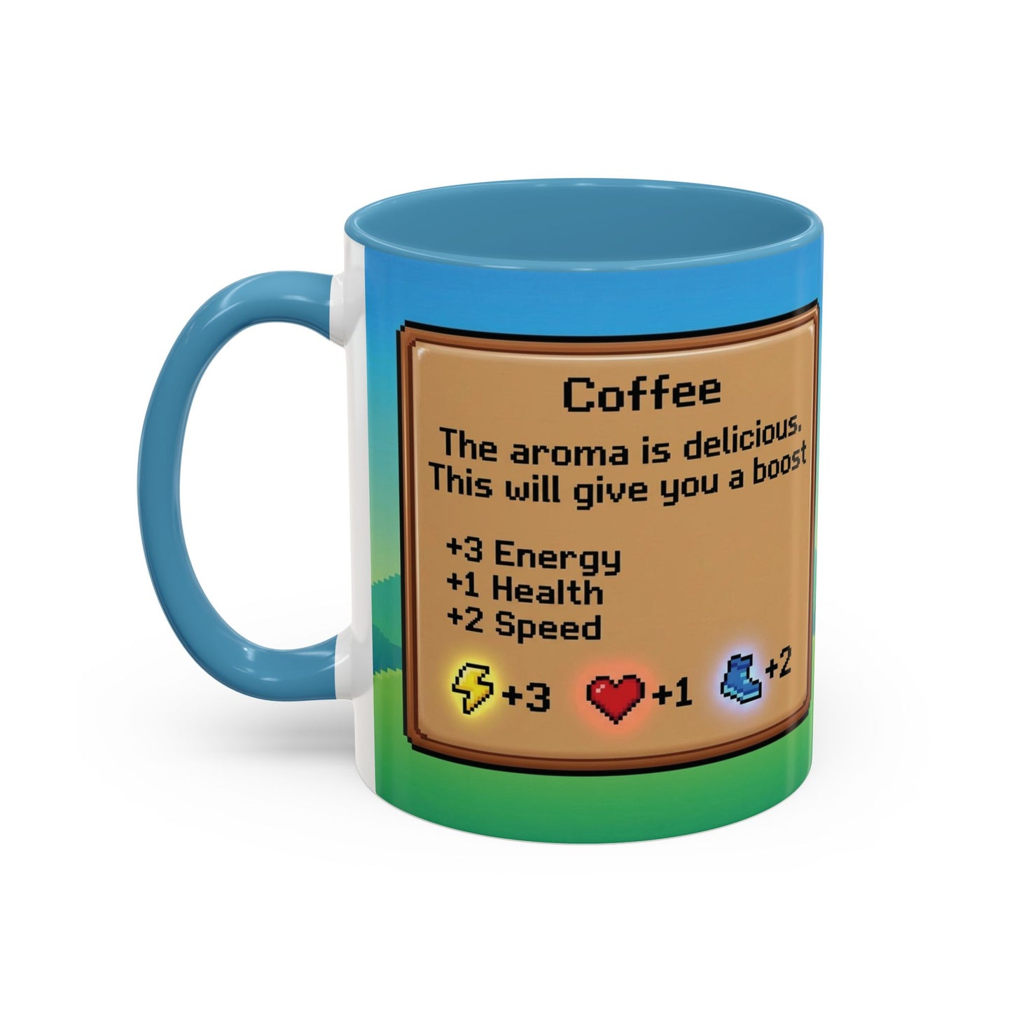 Stardew Valley Inspired Mug – Cozy Gamer Coffee Cup – Farming Game Gift – Pixel Art Aesthetic Mug