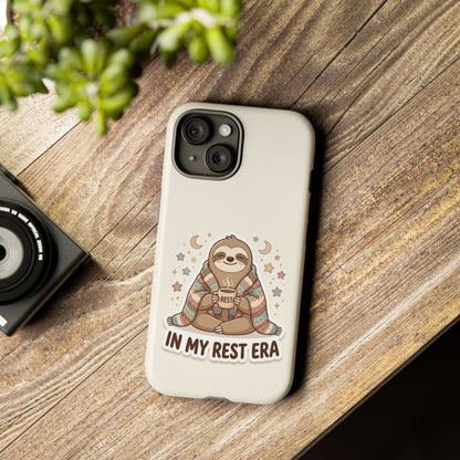Phone Case — "In My Rest Era" Sloth Cozy Cute Protective Case