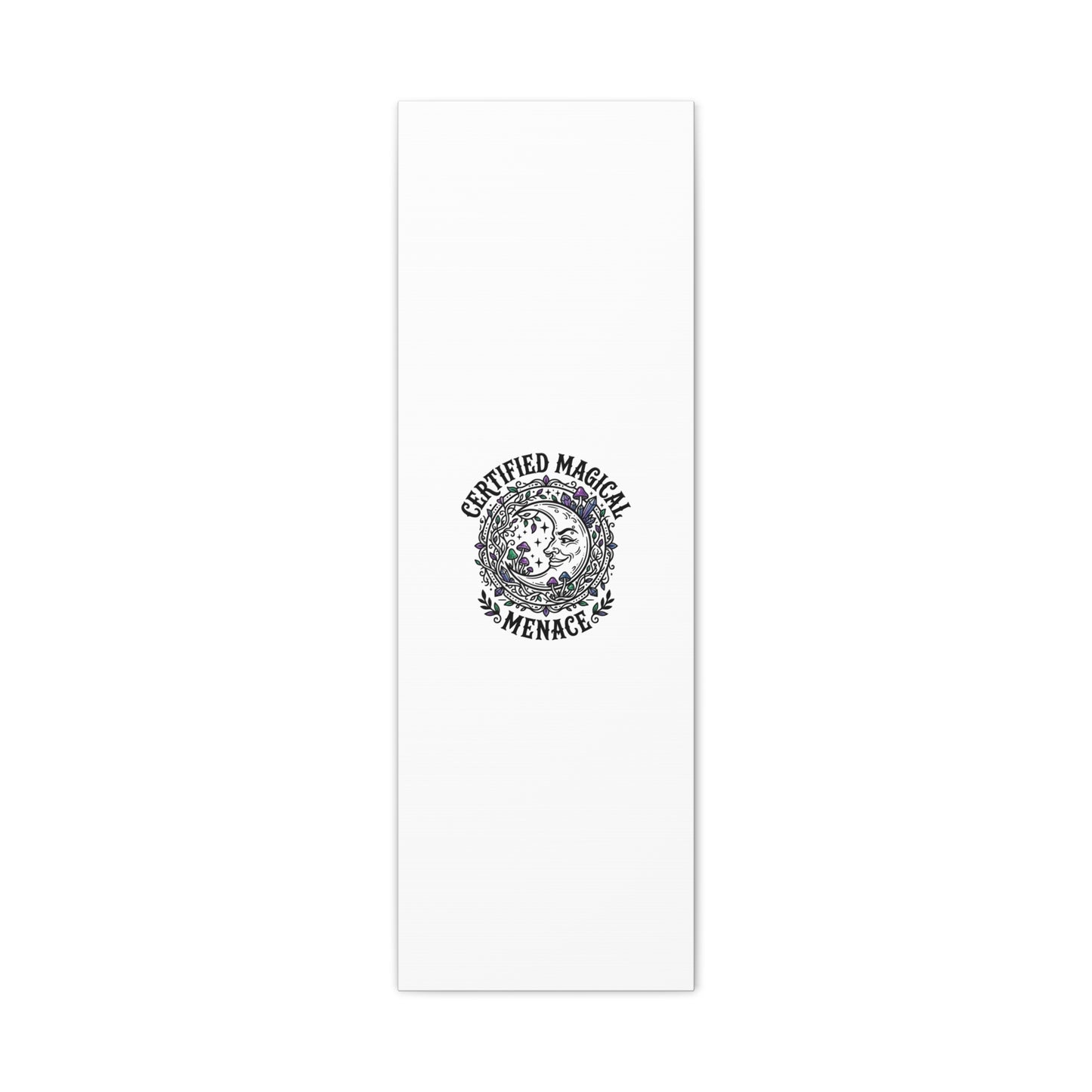 Certified Magical Menace Canvas | witchy goblincore celestial art