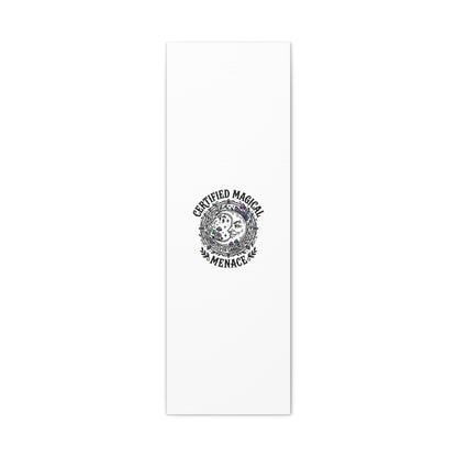Certified Magical Menace Canvas | witchy goblincore celestial art