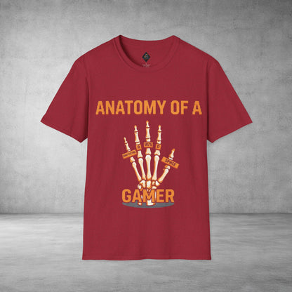 Anatomy of a Gamer T-Shirt — Skeleton Hand Gamer Tee