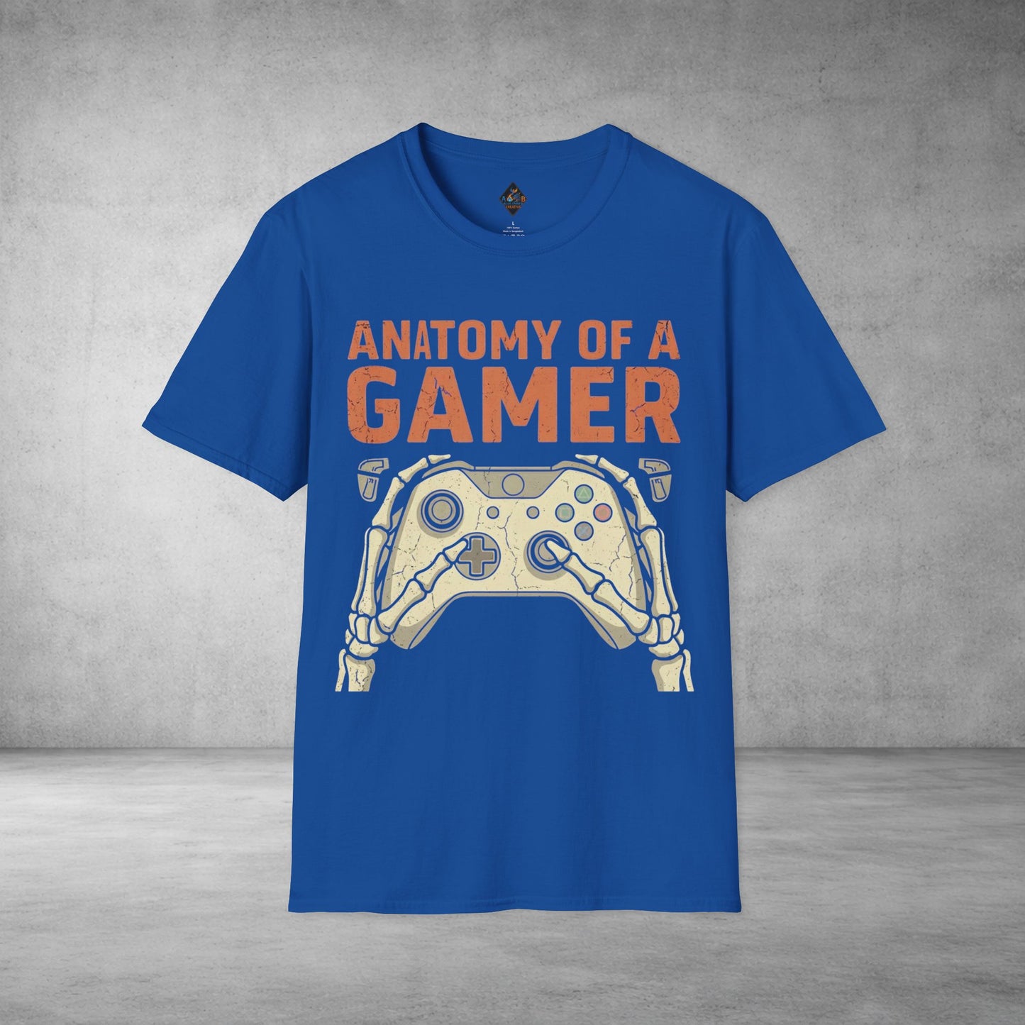 Anatomy of a Gamer T-Shirt – Retro Controller Graphic Tee for Gamers