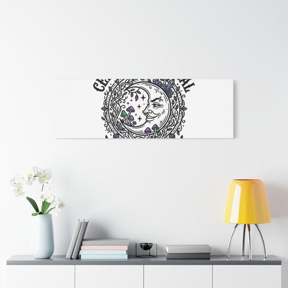 Certified Magical Menace Canvas | witchy goblincore celestial art