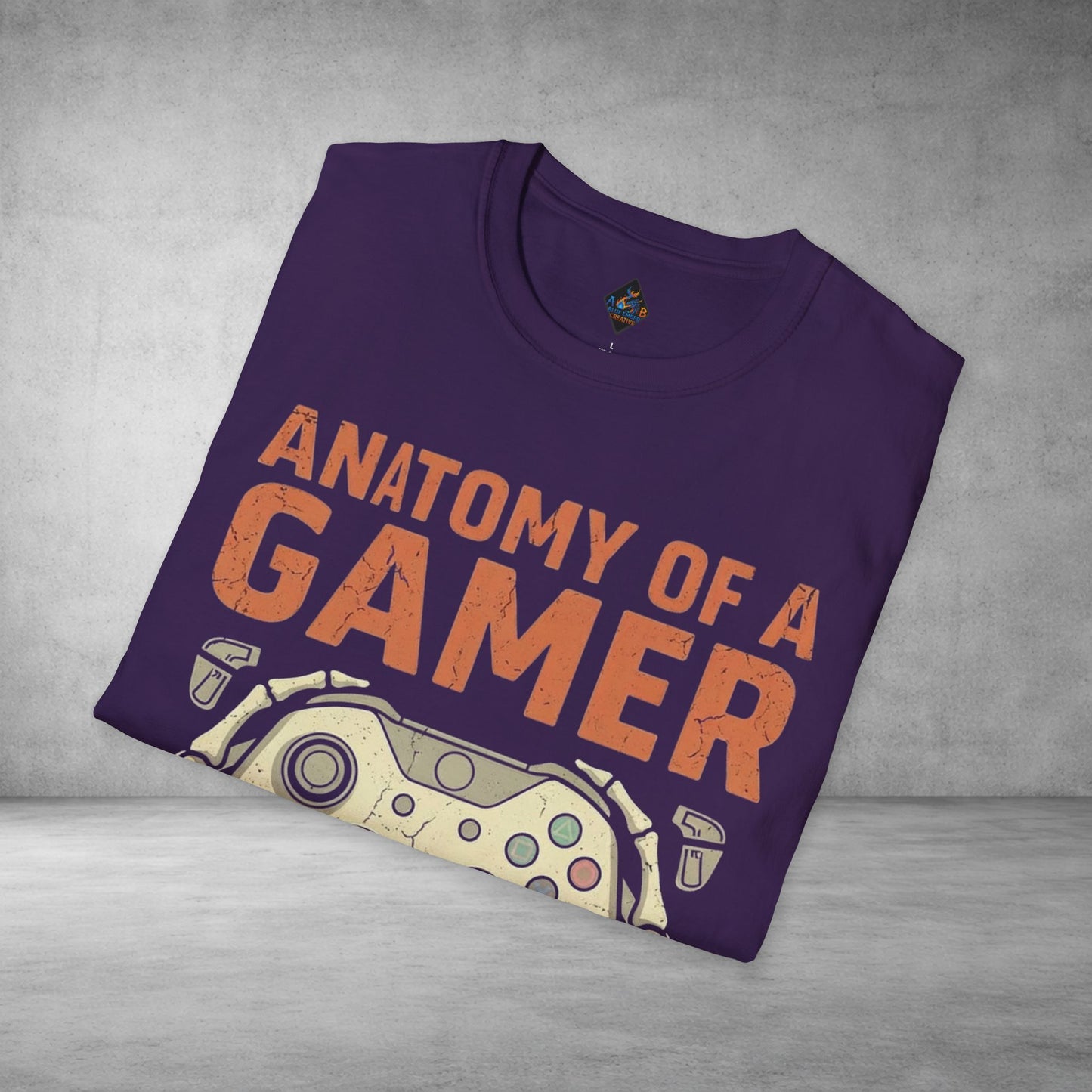 Anatomy of a Gamer T-Shirt – Retro Controller Graphic Tee for Gamers